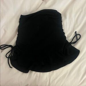 Urban Outfitters Mesh Black Tie Skirt